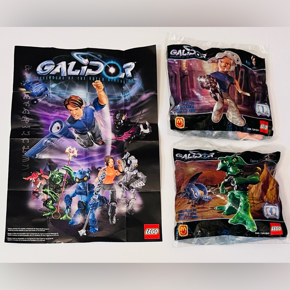 Lego Galidor Euripides + Nick + Mini Poster